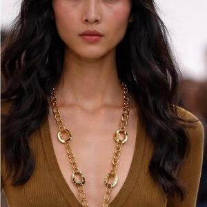 Gold Chain Link Necklace vintage